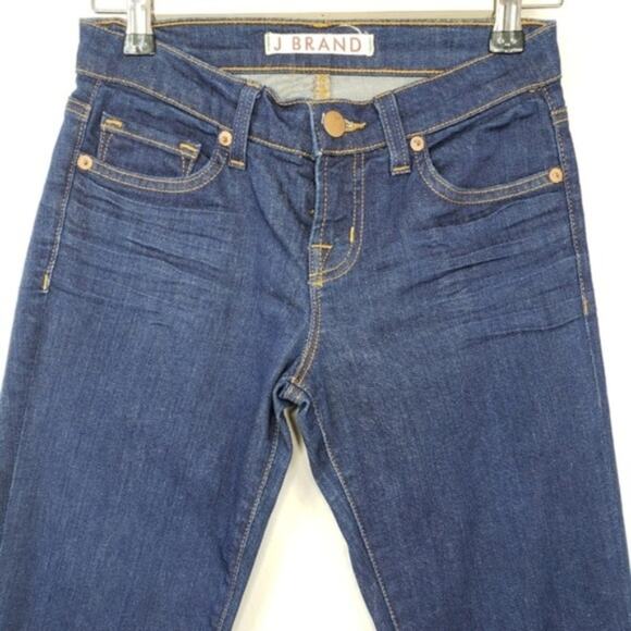 J Brand Dark Wash Pencil Leg Low Rise Skinny Jeans - Picture 8 of 8